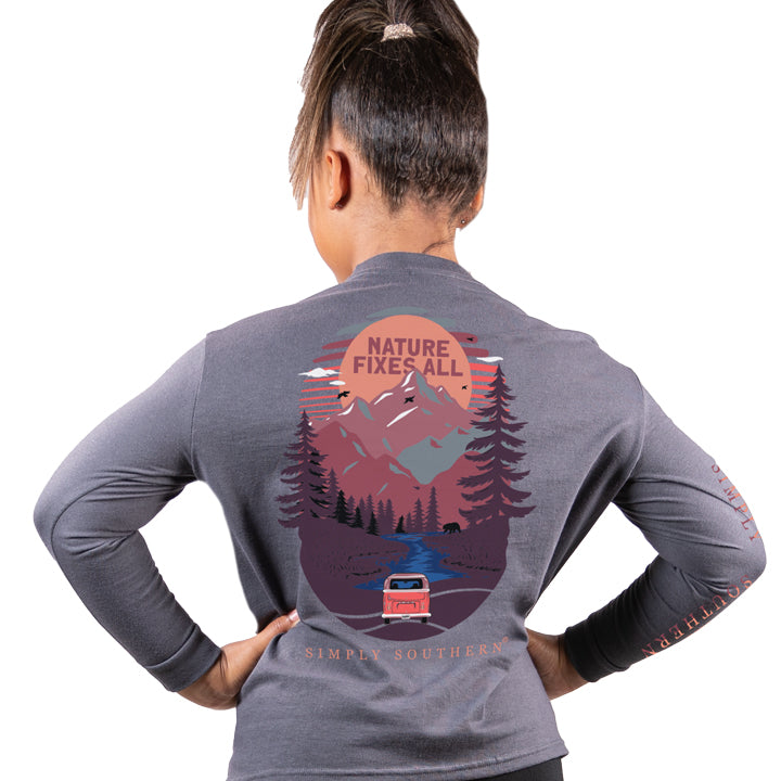 SALE Simply Southern Preppy Nature Fixes All - Adult & Kids T-Shirts, Sweatshirts & Hoodies apparel design preview 2