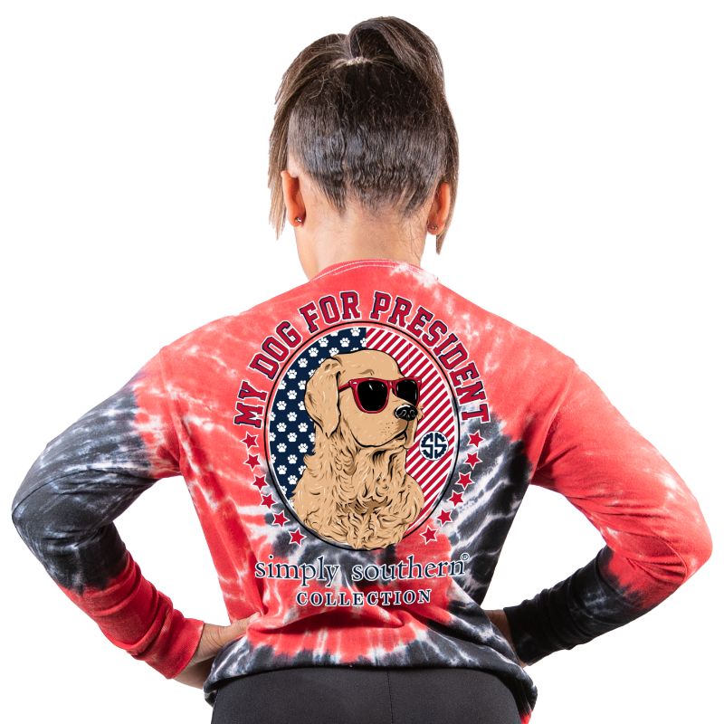 SALE Simply Southern My Dog For President USA - Adult & Kids T-Shirts, Sweatshirts & Hoodies apparel design preview 2