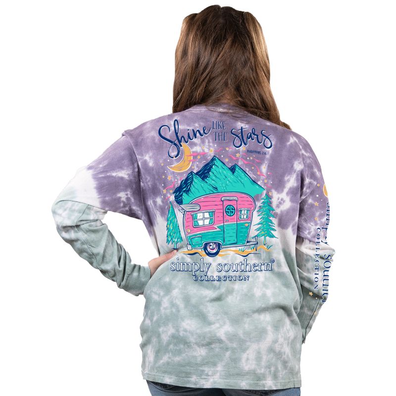 SALE Simply Southern Shine Like Stars Camper - Adult & Kids T-Shirts, Sweatshirts & Hoodies apparel design preview 2