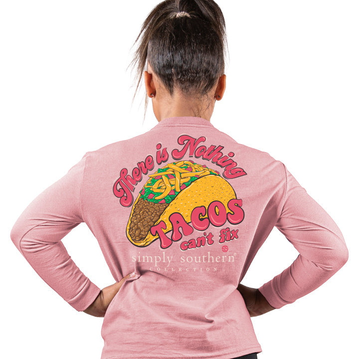 SALE Simply Southern Preppy Tacos Can't Fix - Adult & Kids T-Shirts, Sweatshirts & Hoodies apparel design preview 2