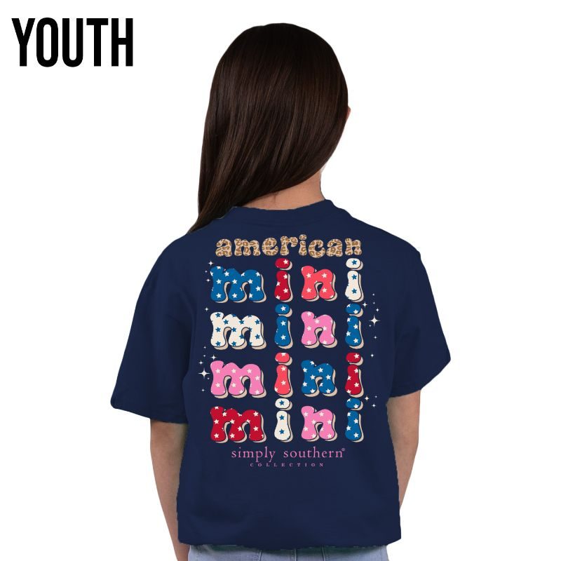 Simply Southern USA American Mama Mini - Adult & Kids T-Shirts, Sweatshirts & Hoodies apparel design preview 2