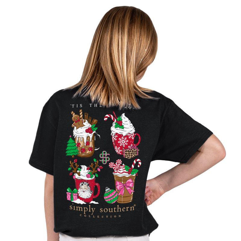 SALE Simply Southern Christmas Drinks Holiday - Adult & Kids T-Shirts, Sweatshirts & Hoodies apparel design preview 2
