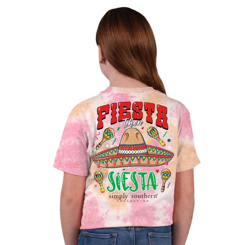 SALE Simply Southern Fiesta Siesta Tie Dye - Adult & Kids T-Shirts, Sweatshirts & Hoodies apparel design preview 2