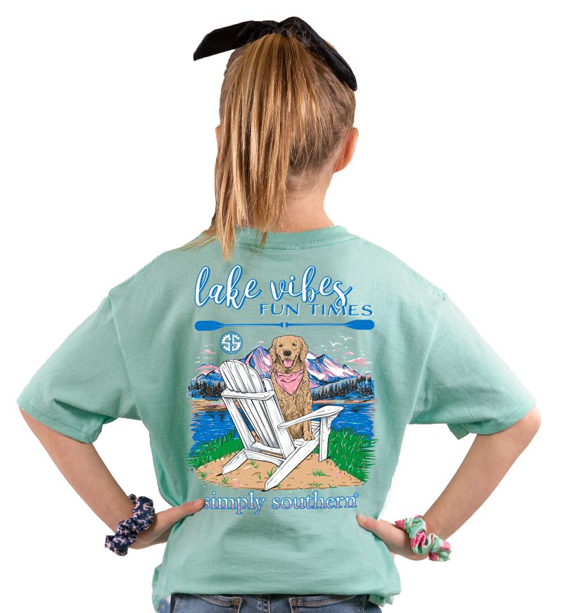 SALE Simply Southern Preppy Lake Vibes Fun Times - Adult & Kids T-Shirts, Sweatshirts & Hoodies apparel design preview 2