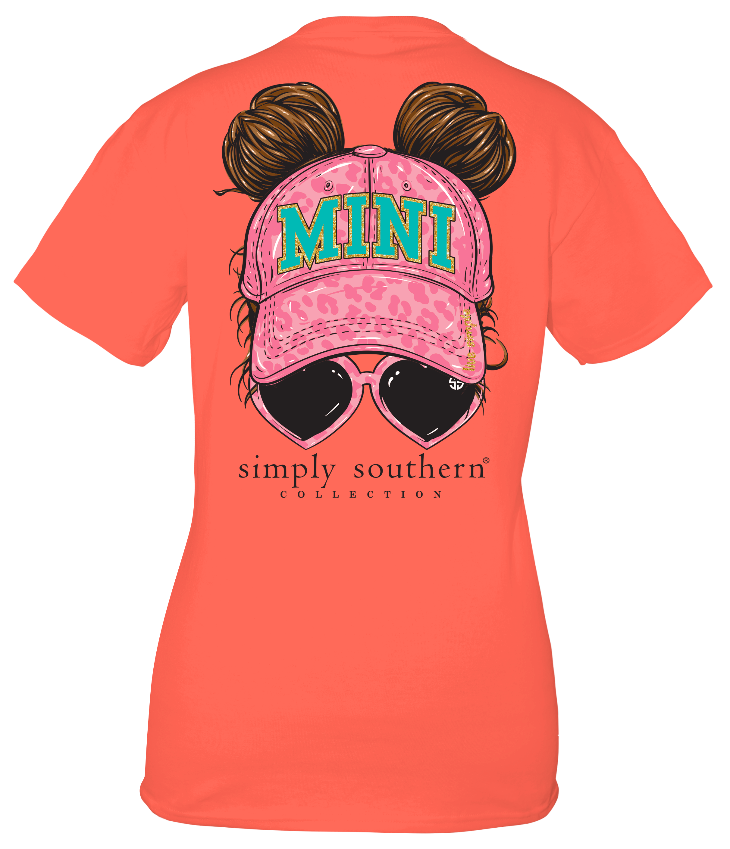 Simply Southern Preppy Mama Mini Sunset - Adult & Kids T-Shirts, Sweatshirts & Hoodies apparel design preview 2