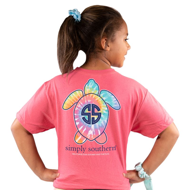 SALE Simply Southern Save The Turtles Tie-dye Logo - Adult & Kids T-Shirts, Sweatshirts & Hoodies apparel design preview 2