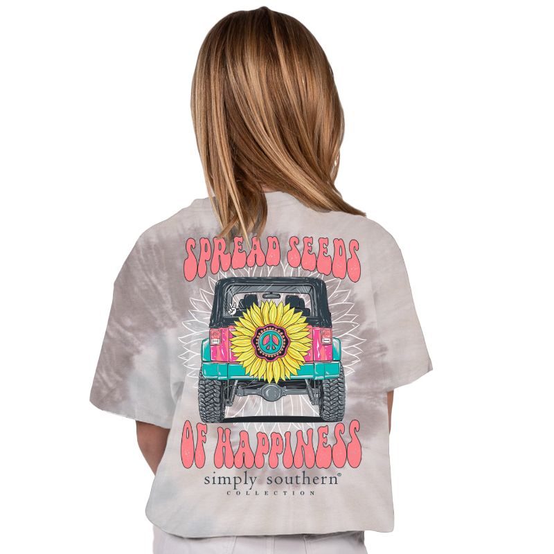SALE Simply Southern Seeds Happiness Tie Dye - Adult & Kids T-Shirts, Sweatshirts & Hoodies apparel design preview 2