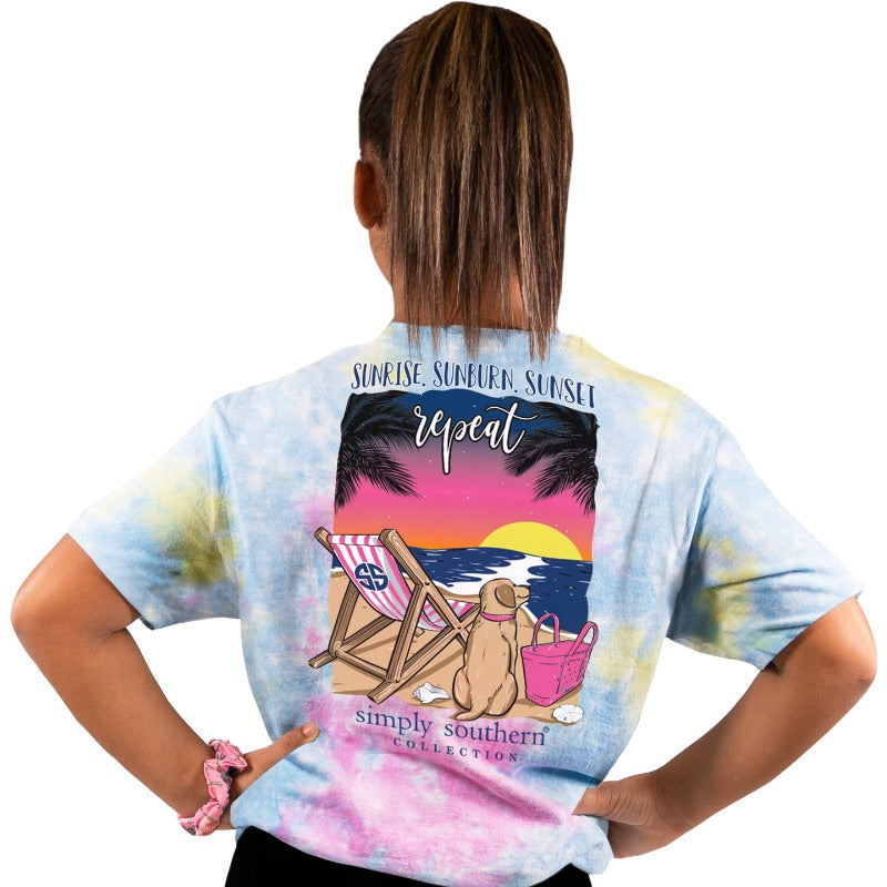 SALE Simply Southern Preppy Sunrise Sunset Beach - Adult & Kids T-Shirts, Sweatshirts & Hoodies apparel design preview 2