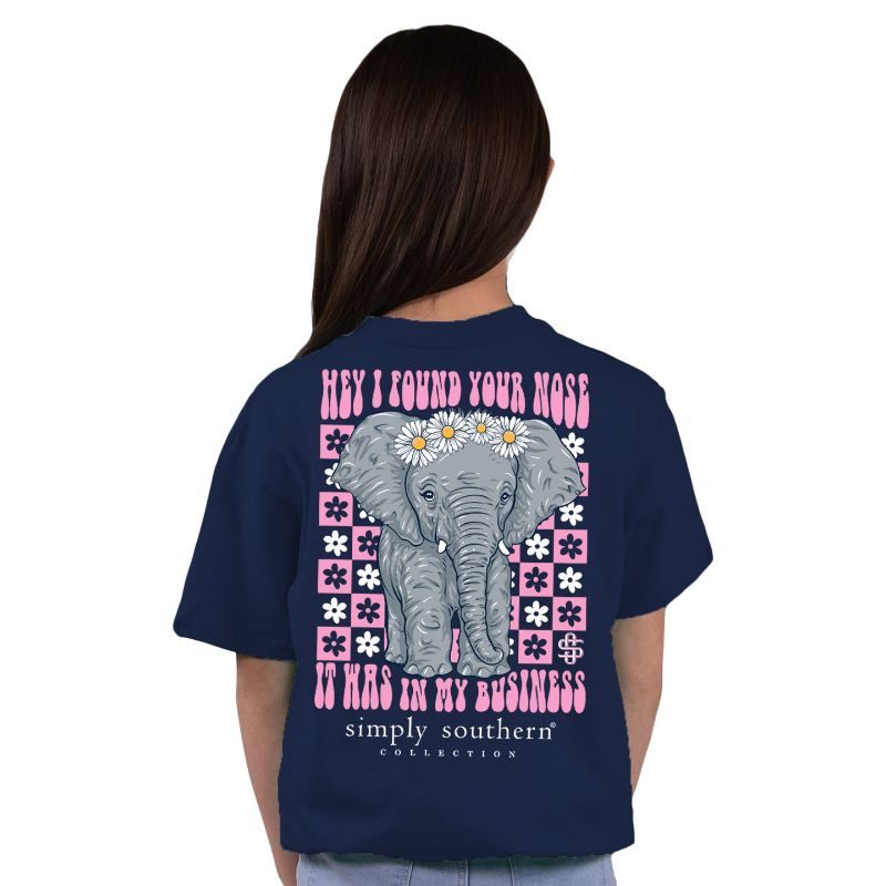 SALE Simply Southern Nose Business Elephant - Adult & Kids T-Shirts, Sweatshirts & Hoodies apparel design preview 2