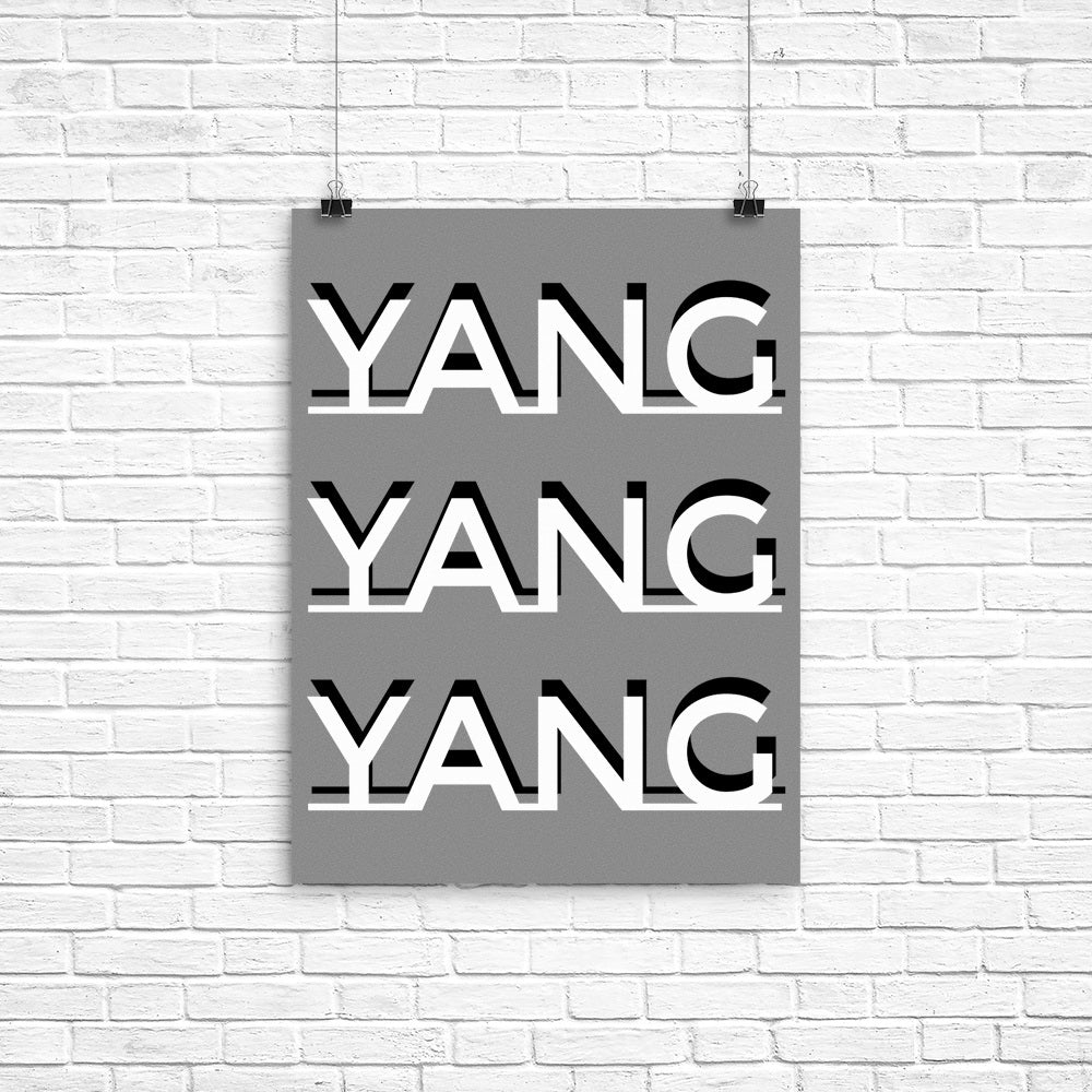 YANG Poster - Adult & Kids T-Shirts, Sweatshirts & Hoodies apparel design preview 1