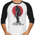 Yautja Hunter 3/4 Sleeve Raglan - Adult & Kids T-Shirts, Sweatshirts & Hoodies apparel design preview 1