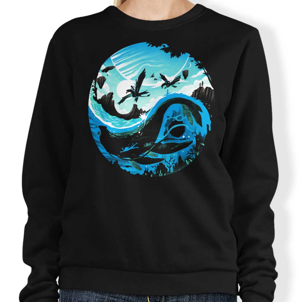 YinYang of Water - Adult & Kids T-Shirts, Sweatshirts & Hoodies apparel design preview 1