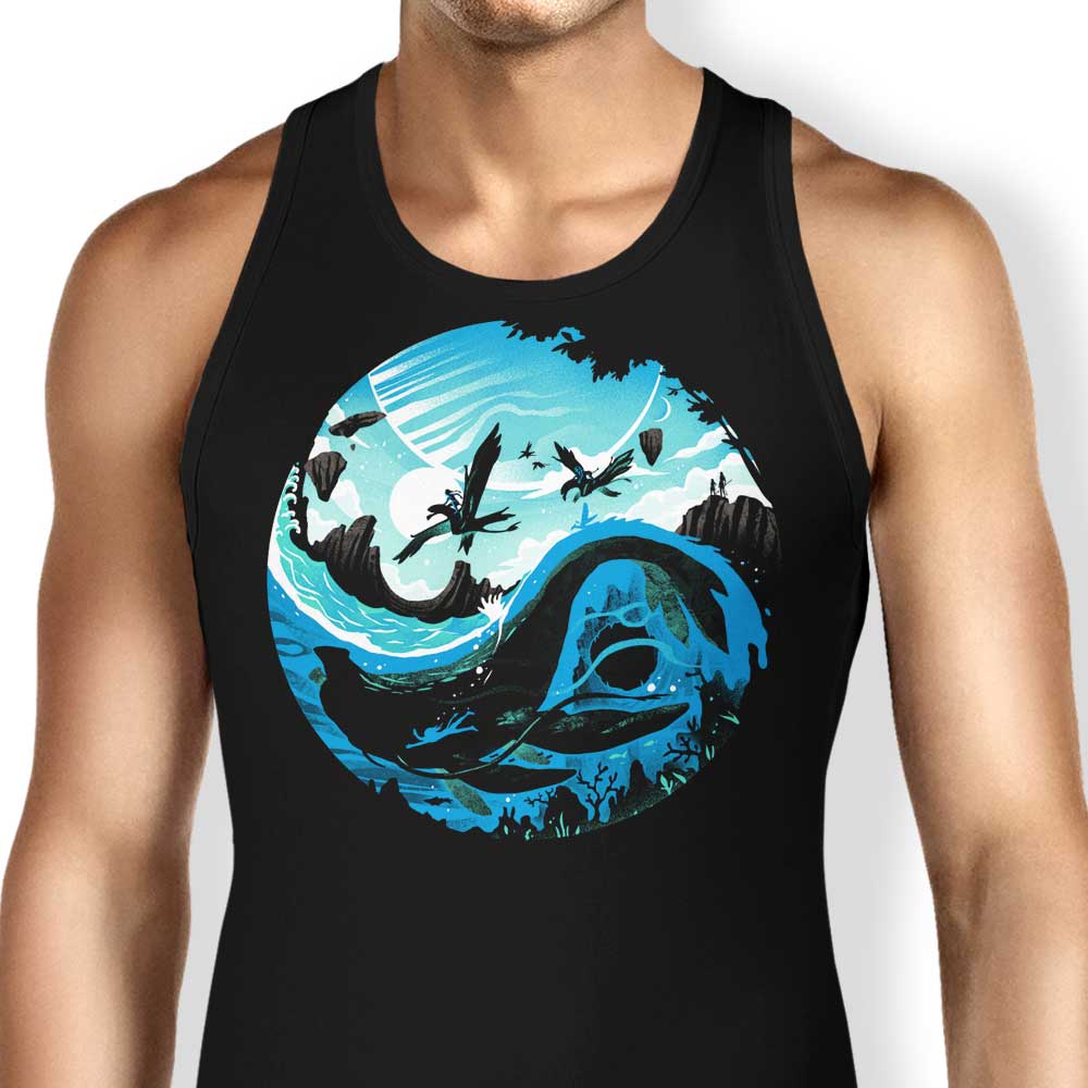 YinYang of Water Tank Top - Adult & Kids T-Shirts, Sweatshirts & Hoodies apparel design preview 1