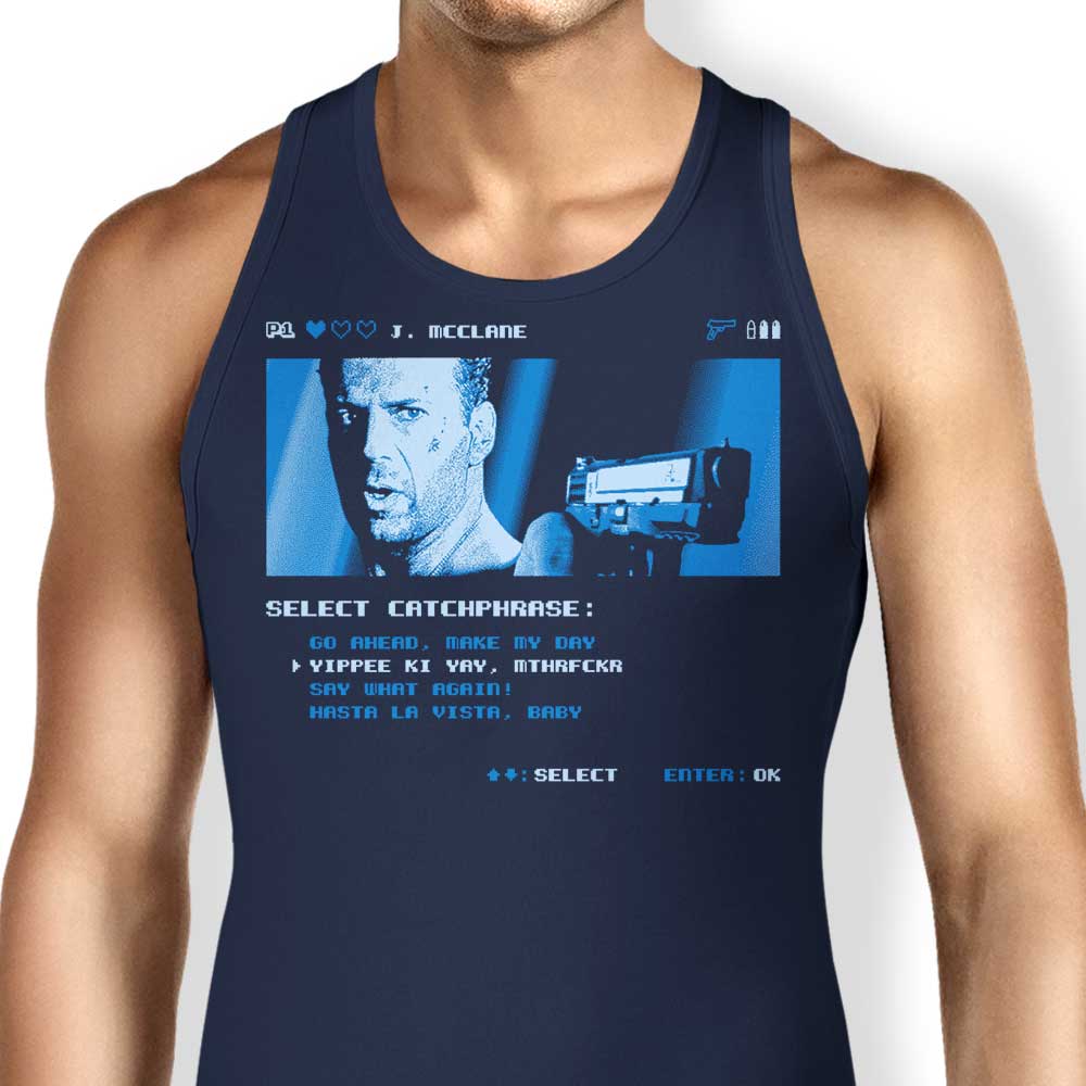 Yippee Ki Yay Tank Top - Adult & Kids T-Shirts, Sweatshirts & Hoodies apparel design preview 1