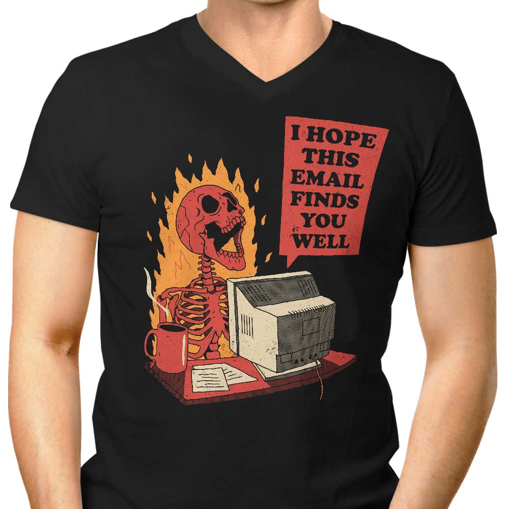 You Got Mail Men's V-Neck - Adult & Kids T-Shirts, Sweatshirts & Hoodies apparel design preview 1