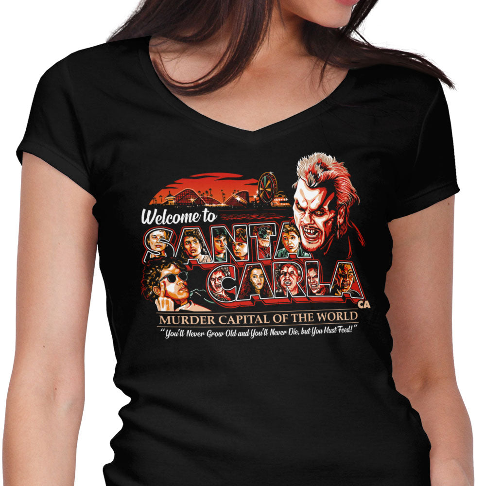 You Must Feed Women's V-Neck - Adult & Kids T-Shirts, Sweatshirts & Hoodies apparel design preview 1
