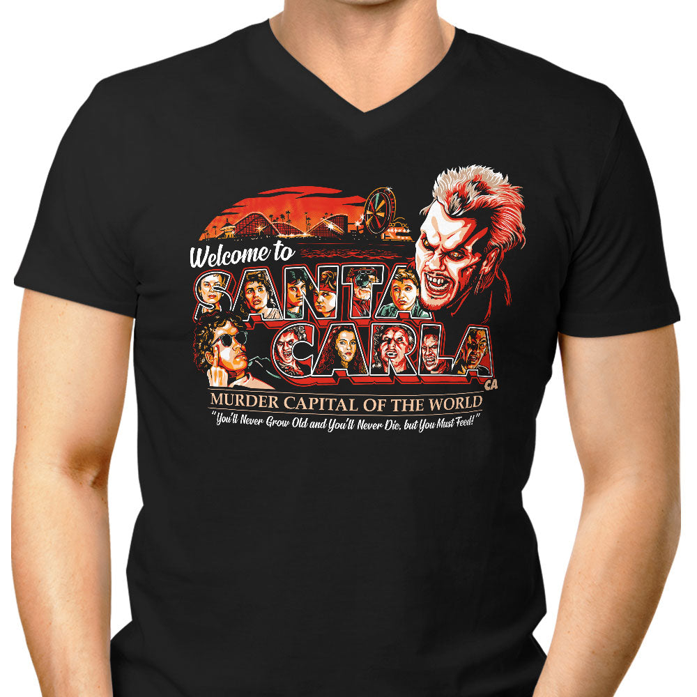 You Must Feed Men's V-Neck - Adult & Kids T-Shirts, Sweatshirts & Hoodies apparel design preview 1