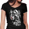Your Favorite Scary Movie Women's V-Neck - Adult & Kids T-Shirts, Sweatshirts & Hoodies apparel design preview 1