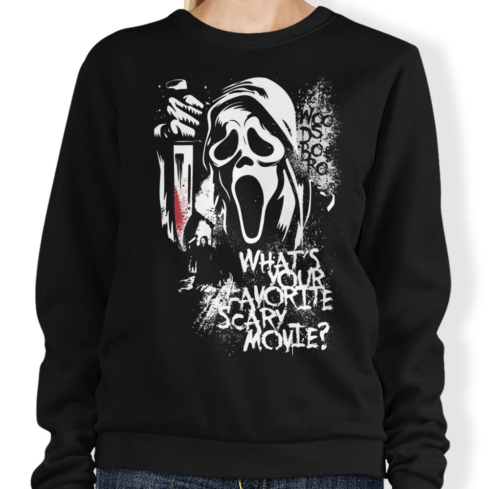 Your Favorite Scary Movie - Adult & Kids T-Shirts, Sweatshirts & Hoodies apparel design preview 1