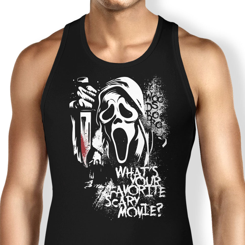 Your Favorite Scary Movie Tank Top - Adult & Kids T-Shirts, Sweatshirts & Hoodies apparel design preview 1