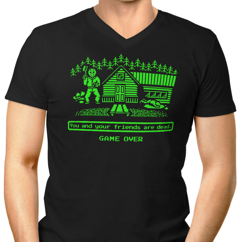Your Friends are Dead Men's V-Neck - Adult & Kids T-Shirts, Sweatshirts & Hoodies apparel design preview 1