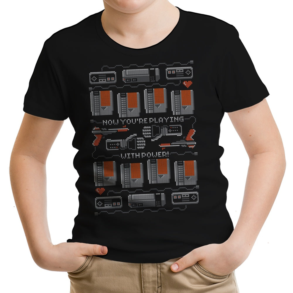 You're Playing with Power Youth Apparel - Adult & Kids T-Shirts, Sweatshirts & Hoodies apparel design preview 1