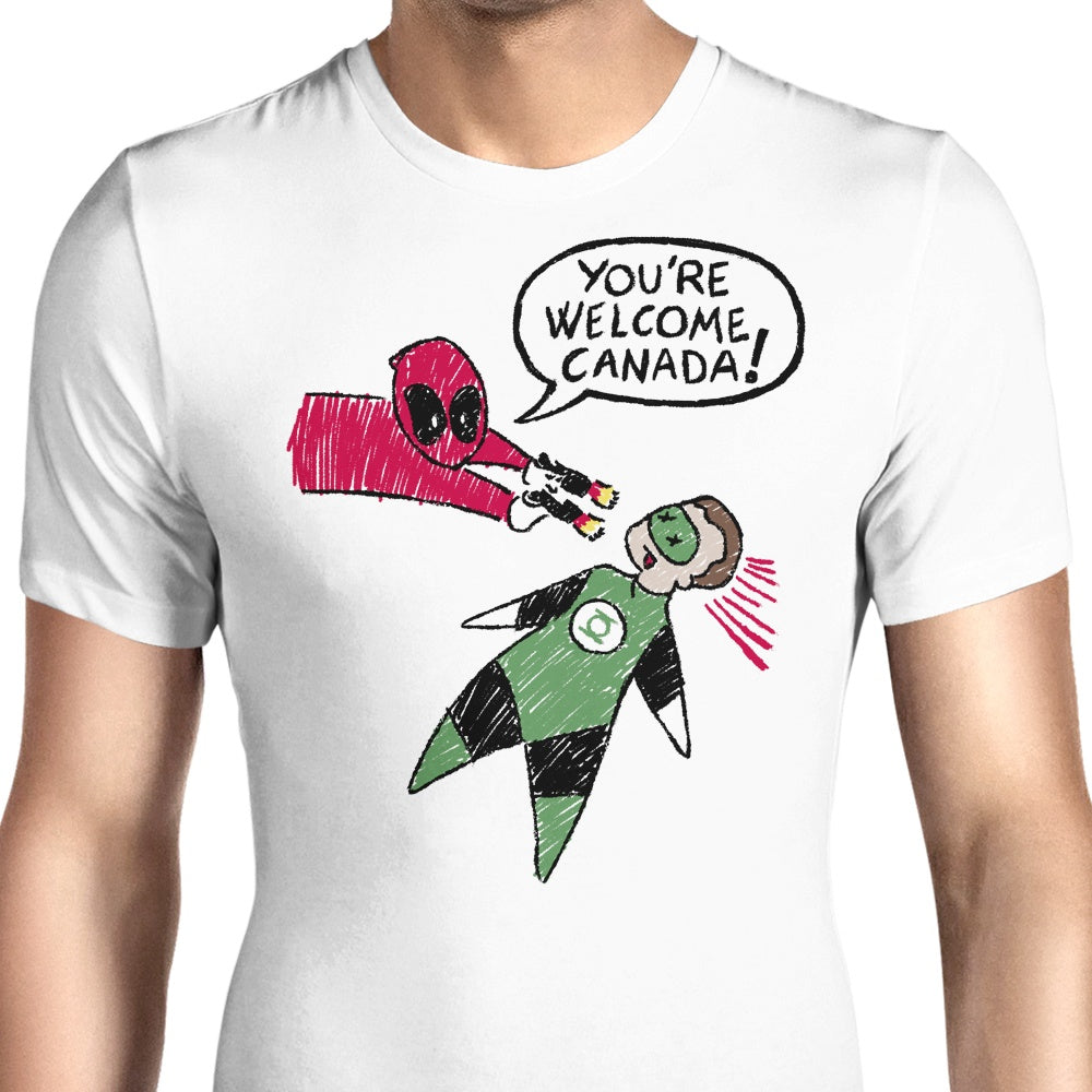 You're Welcome, Canada Men's Apparel - Adult & Kids T-Shirts, Sweatshirts & Hoodies apparel design preview 1