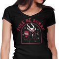 Yule Be Sorry Women's V-Neck - Adult & Kids T-Shirts, Sweatshirts & Hoodies apparel design preview 1