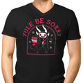 Yule Be Sorry Men's V-Neck - Adult & Kids T-Shirts, Sweatshirts & Hoodies apparel design preview 1