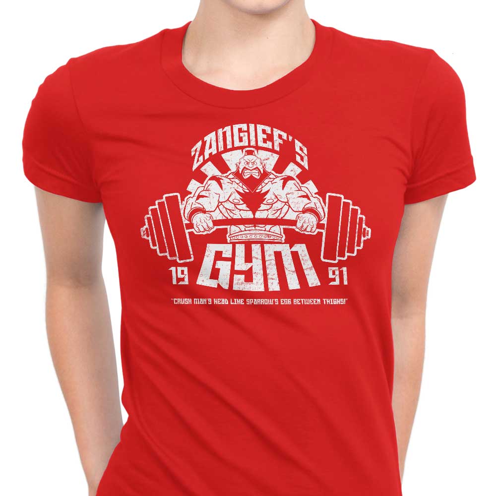 Zangief Gym Women's Apparel - Adult & Kids T-Shirts, Sweatshirts & Hoodies apparel design preview 1