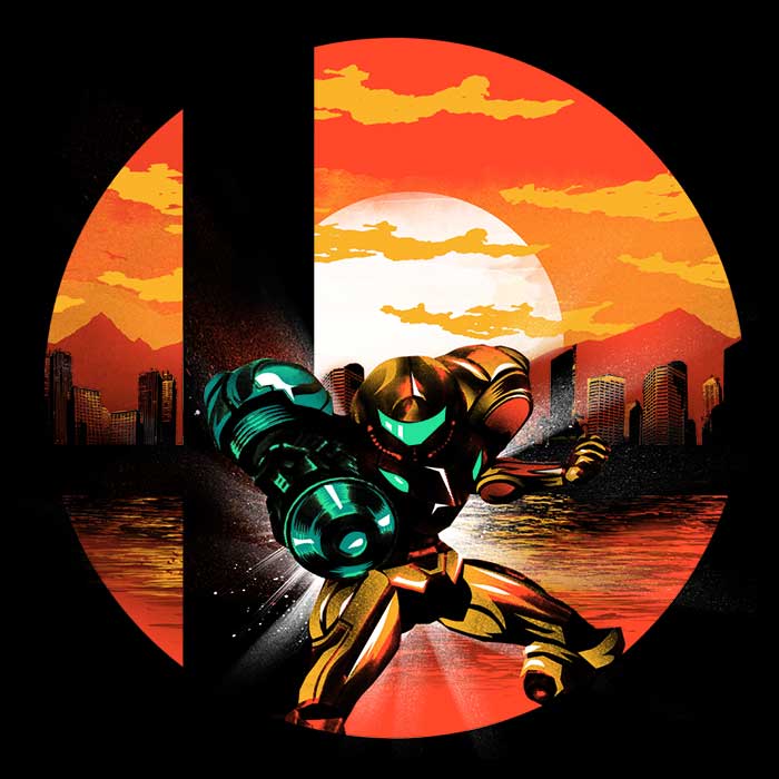 Zebes Smash - Adult & Kids T-Shirts, Sweatshirts & Hoodies apparel design preview 2