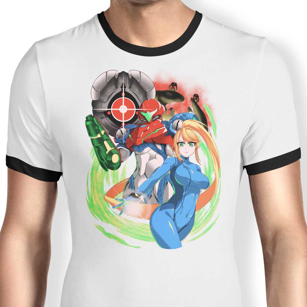 Zero Suit Dread Ringer - Adult & Kids T-Shirts, Sweatshirts & Hoodies apparel design preview 1