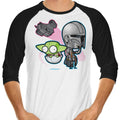 Zim Djarin 3/4 Sleeve Raglan - Adult & Kids T-Shirts, Sweatshirts & Hoodies apparel design preview 1
