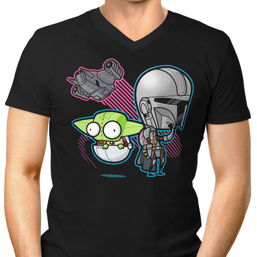 Zim Djarin Men's V-Neck - Adult & Kids T-Shirts, Sweatshirts & Hoodies apparel design preview 1