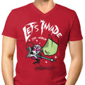 Zim Pilgrim Men's V-Neck - Adult & Kids T-Shirts, Sweatshirts & Hoodies apparel design preview 1