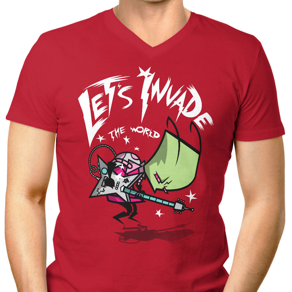 Zim Pilgrim Men's V-Neck - Adult & Kids T-Shirts, Sweatshirts & Hoodies apparel design preview 1
