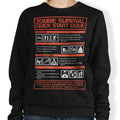 Zombie Survival Quick Start Guide - Adult & Kids T-Shirts, Sweatshirts & Hoodies apparel design preview 1
