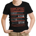 Zombie Survival Quick Start Guide Youth Apparel - Adult & Kids T-Shirts, Sweatshirts & Hoodies apparel design preview 1