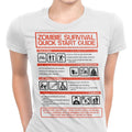 Zombie Survival Quick Start Guide (Alt) Women's - Adult & Kids T-Shirts, Sweatshirts & Hoodies apparel design preview 1