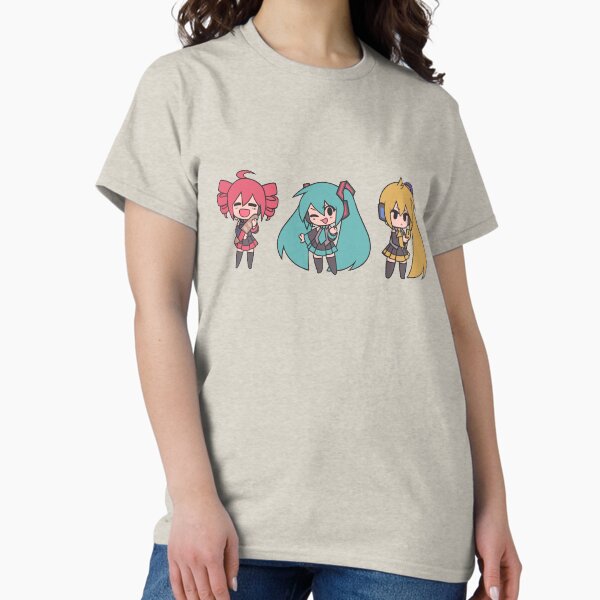 Vocaloid Triple Baka Chibis - Adult & Kids T-Shirts, Sweatshirts & Hoodies apparel design preview 1