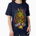 Turtle Family Crest Full Color - Adult & Kids T-Shirts, Sweatshirts & Hoodies apparel design preview 1