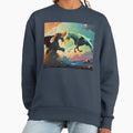 Dragon vs Pegasus Fantasy Art - Adult & Kids T-Shirts, Sweatshirts & Hoodies apparel design preview 1