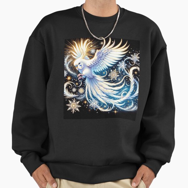 The Budgie's Dance with Snowflakes - Adult & Kids T-Shirts, Sweatshirts & Hoodies apparel design preview 1