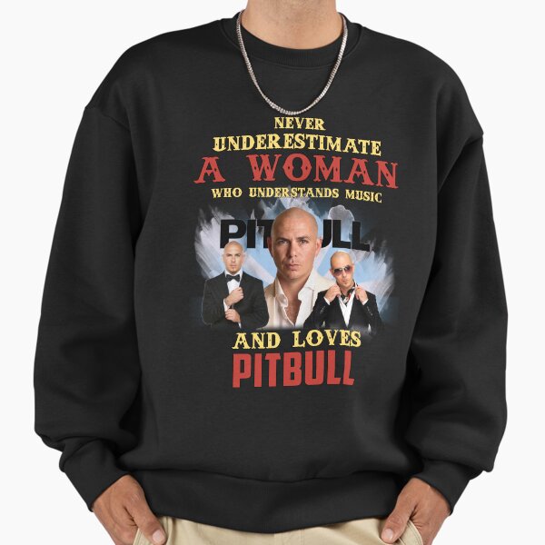 Never Underestimate A Woman Who Loves Pitbull - Adult & Kids T-Shirts, Sweatshirts & Hoodies apparel design preview 1