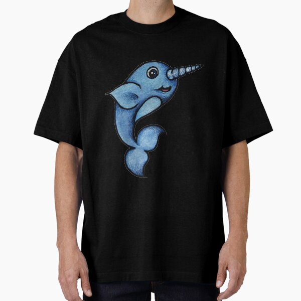 Blue Narwhal - Adult & Kids T-Shirts, Sweatshirts & Hoodies apparel design preview 1