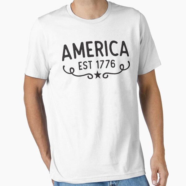 America est 1776 - Adult & Kids T-Shirts, Sweatshirts & Hoodies apparel design preview 1