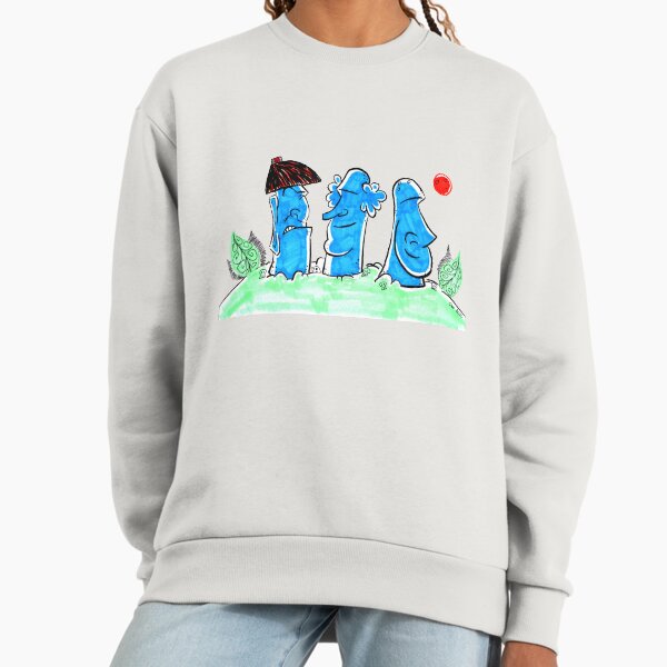 Three Blind Moai - Adult & Kids T-Shirts, Sweatshirts & Hoodies apparel design preview 1