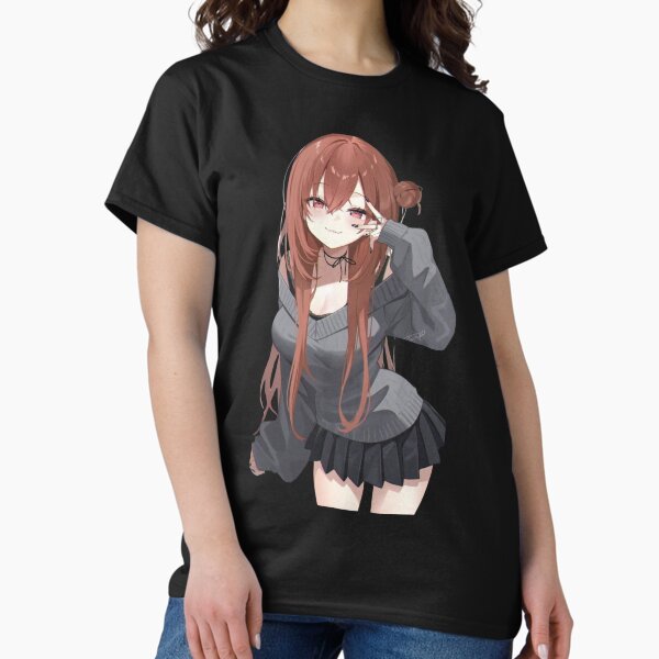 Cute Anime Girl Aesthetic Soft Style Sticker - Adult & Kids T-Shirts, Sweatshirts & Hoodies apparel design preview 1