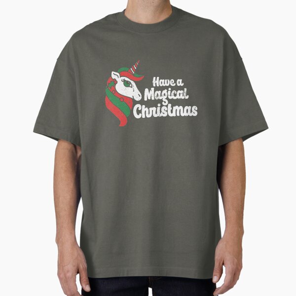 Have a magical Christmas Unicorn - Adult & Kids T-Shirts, Sweatshirts & Hoodies apparel design preview 1