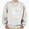BORN WITH WOLF SOUL 2 - Adult & Kids T-Shirts, Sweatshirts & Hoodies apparel design preview 1